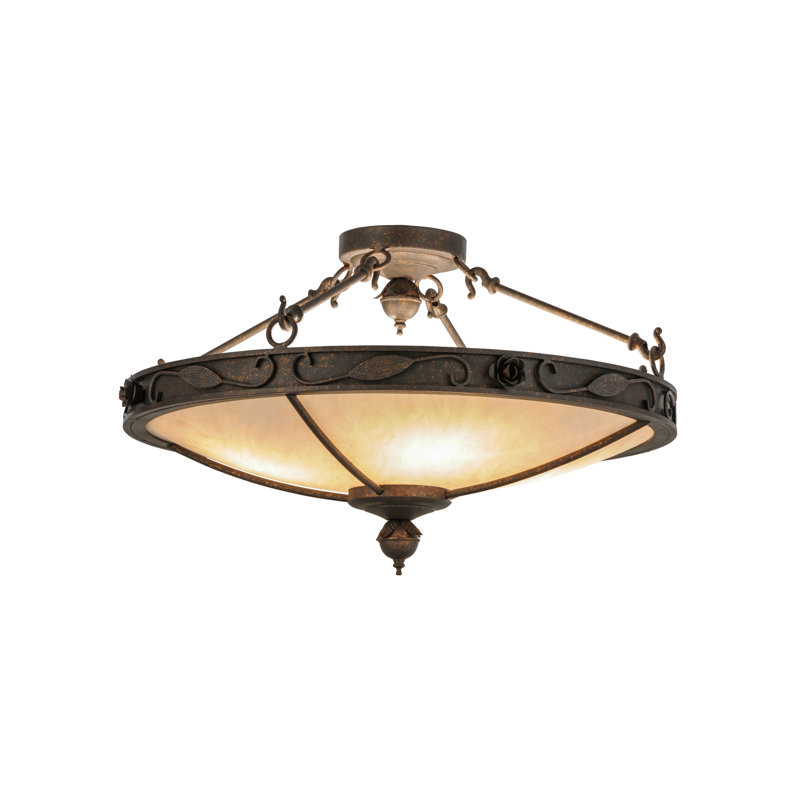 4 - Light Semi Flush Mount