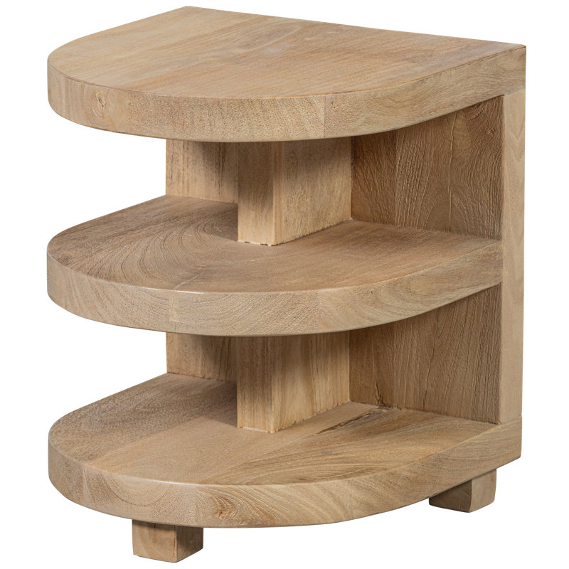 Darren Solid Wood Three Leg Coffee Table