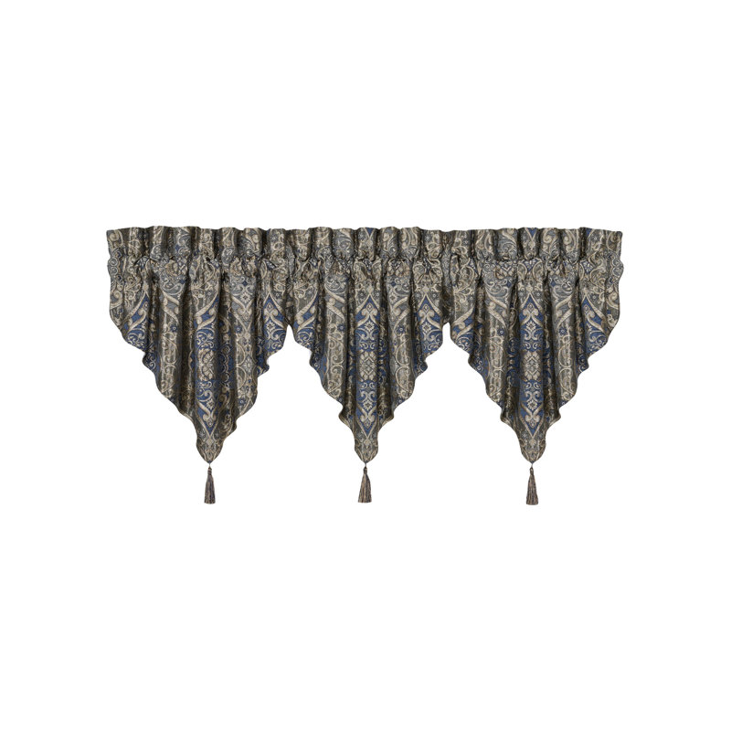 Weston - Blue Window Ascot Valance
