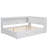 Wood Daybed With Storage Shelves-227559868