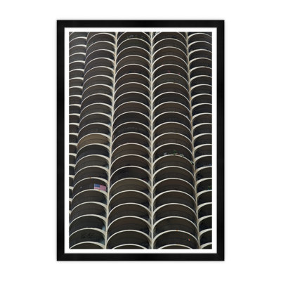 Marina Towers Patriot Print by Tim Klein