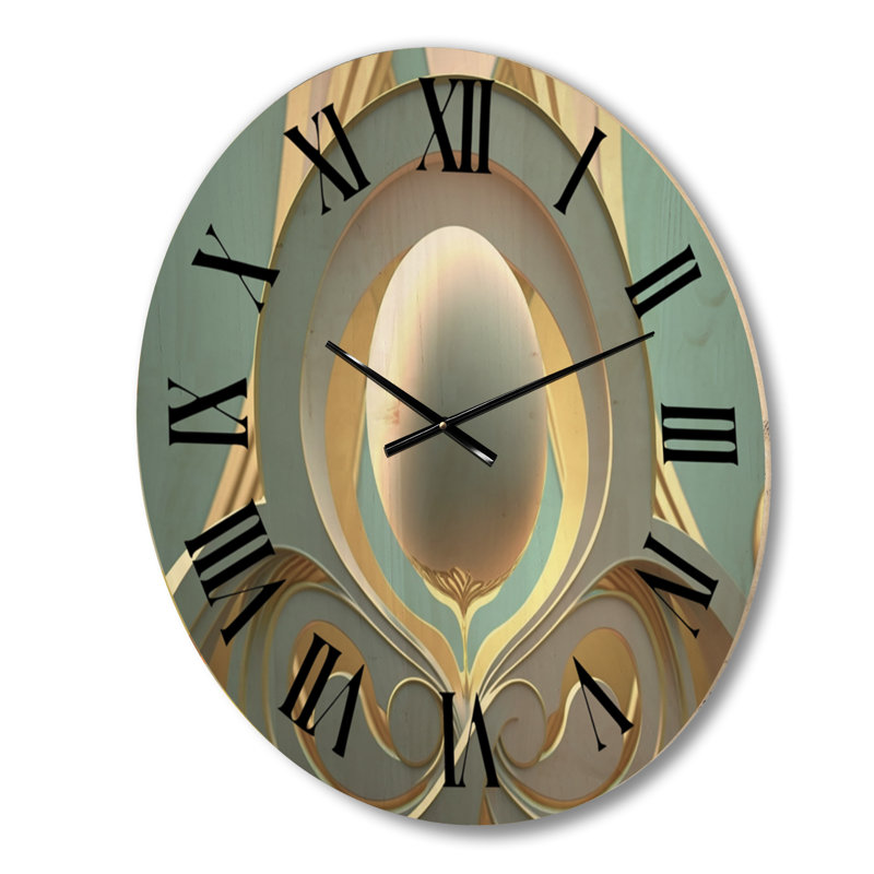 Futur horloge murale géométrique abstraite, Moyenne