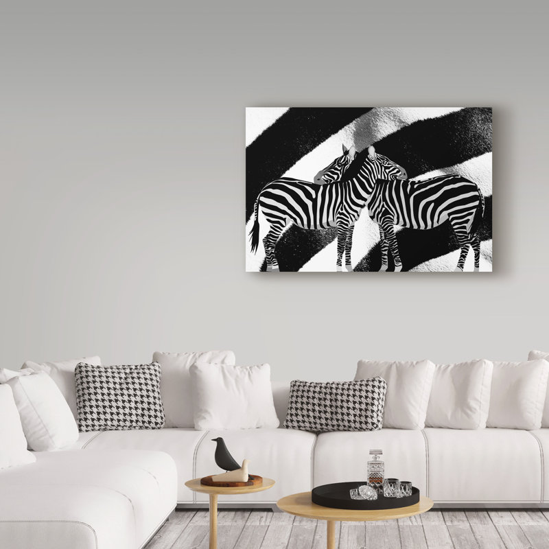 " Zebra " by Ata Alishahi, 22" H x 32" W