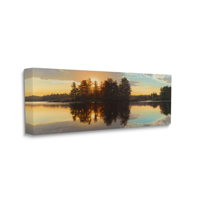 "Au-753", toile, "Lake Lake Landscape Sunset on Canvas" par Derek Wicks, photographie