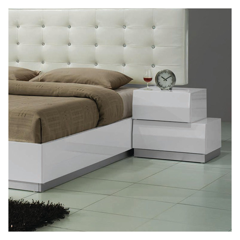Mcgowen 21" White Nightstand (Right Facing) , Right Facing