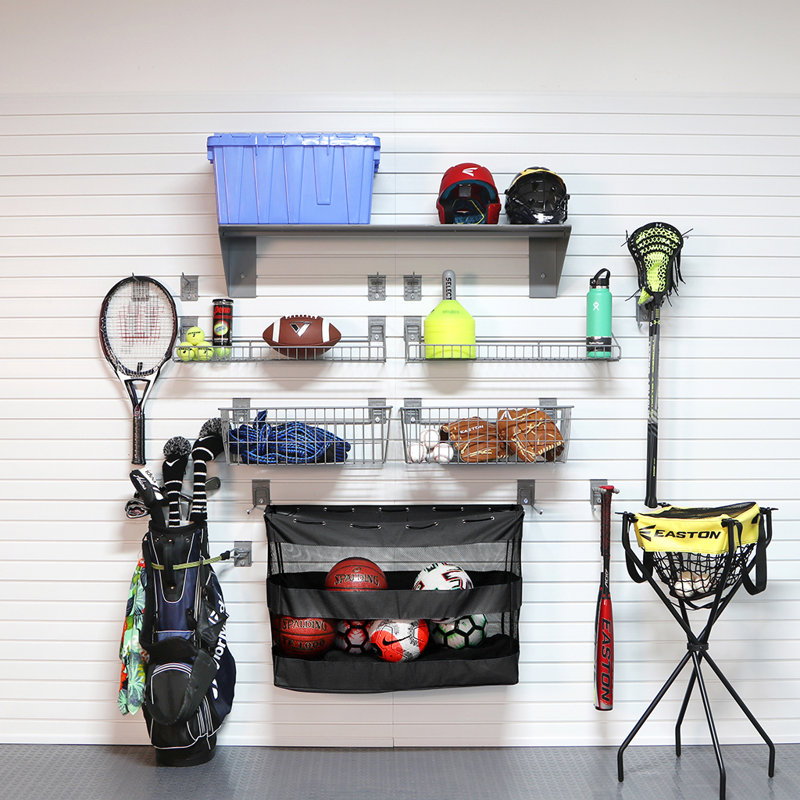 Steel Slatwall Accessory Kit 16 Piece Set