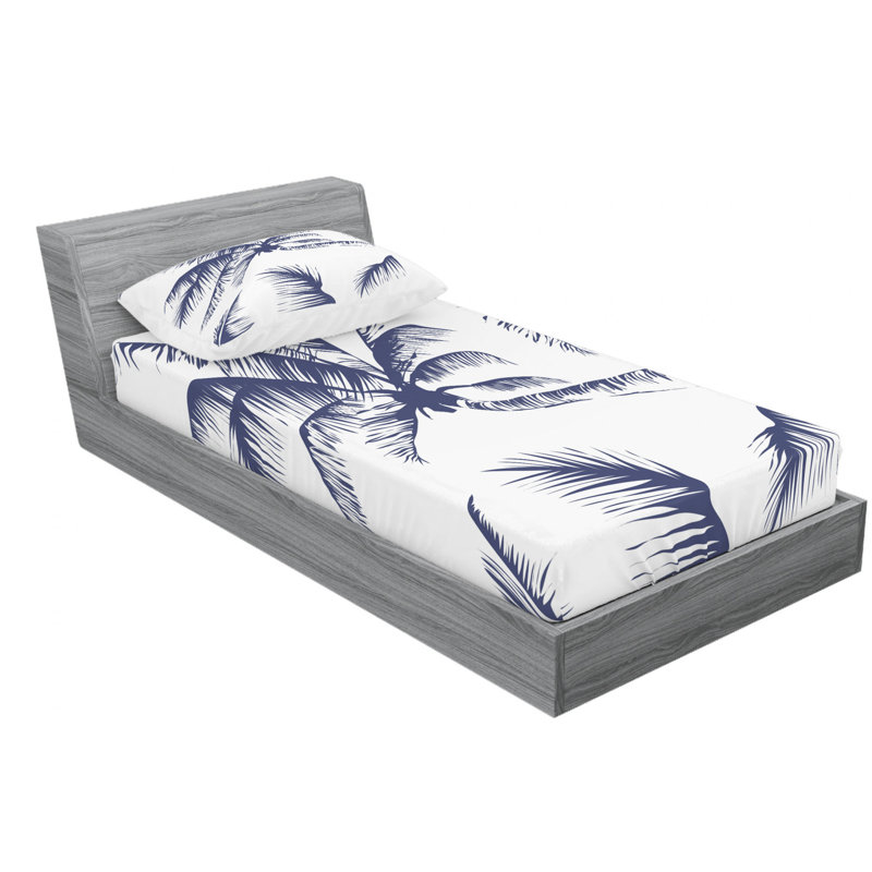 Microfiber Sheet Set, Twin Sheet Set with Fitted Sheet