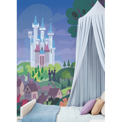 Disney Princess Cinderella Castle Peel and Stick Mural