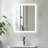 Cevat Frameless Lighted Wall Mirror