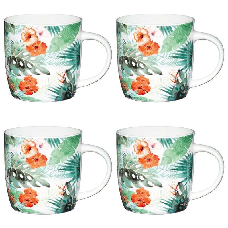 Palm Bone China Mug
