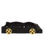 Lit plateforme en forme de voiture avec roues et rangement-2068799145-2068799144