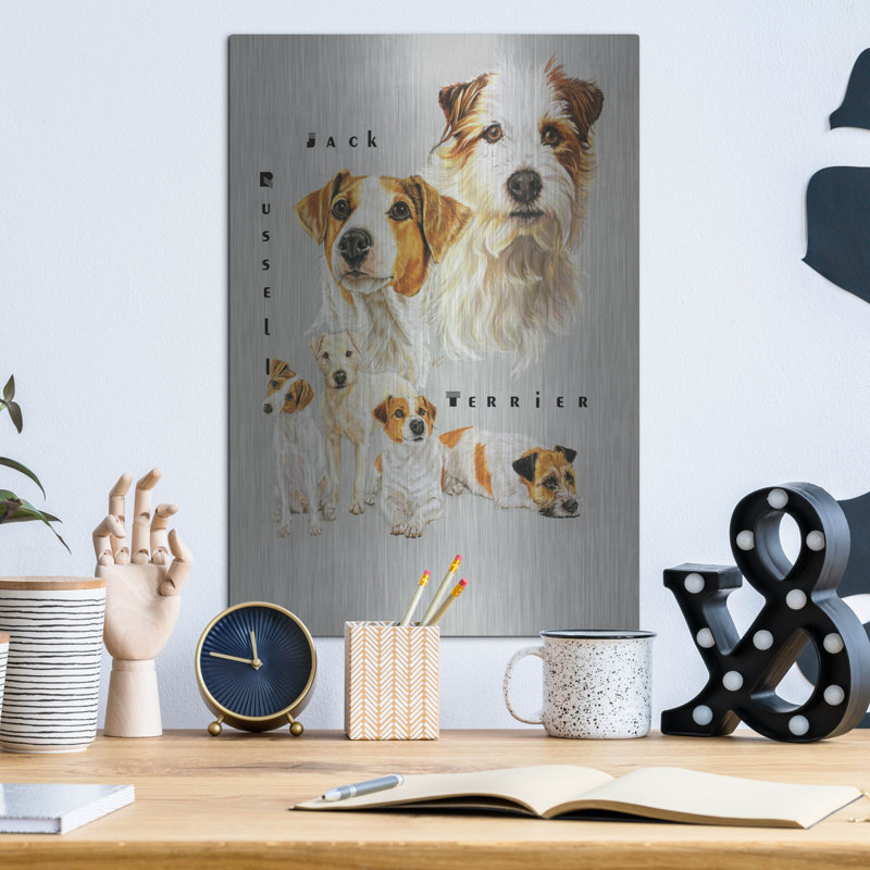 «Jack Russell Terrier» par Barbara Keith, H 16 po x l 12 po