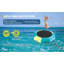 Trampoline gonflable gonflable, plateforme de rebond flottante de 10 pi, 408 lb, avec pompe, échelle, ancre