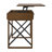 Adjustable Solid Wood Top Computer Desk with Power Outlet-578644365
