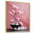Toile naturelle avec cadre flottant