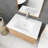 30'' Wall Mounted Single Bathroom Vanity with Resin Top-393257133