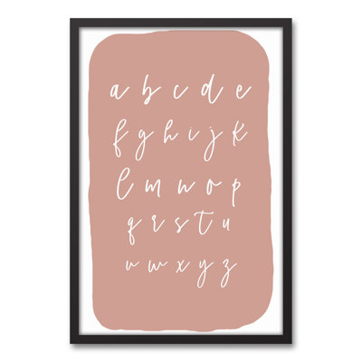 Art encadré ABC Blob