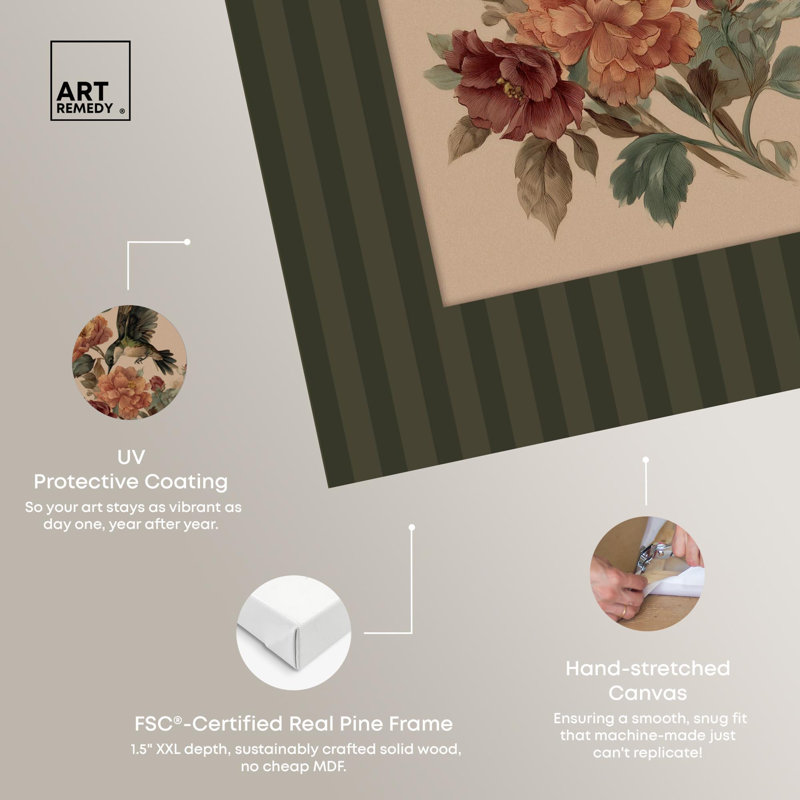 «Nectar Harvest», reproduction d'art sur toile par Art Remedy, H 30 po x l 24 po, Toile tendue avec châssis