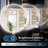 Adorna Round Frameless Backlit Mirror, LED Bathroom Vanity Mirror with 3 Color Temperature, Stepless Dimmable Brightness, Anti-fog Function, 50000h Lifetime, Shatterproof Film-88783381