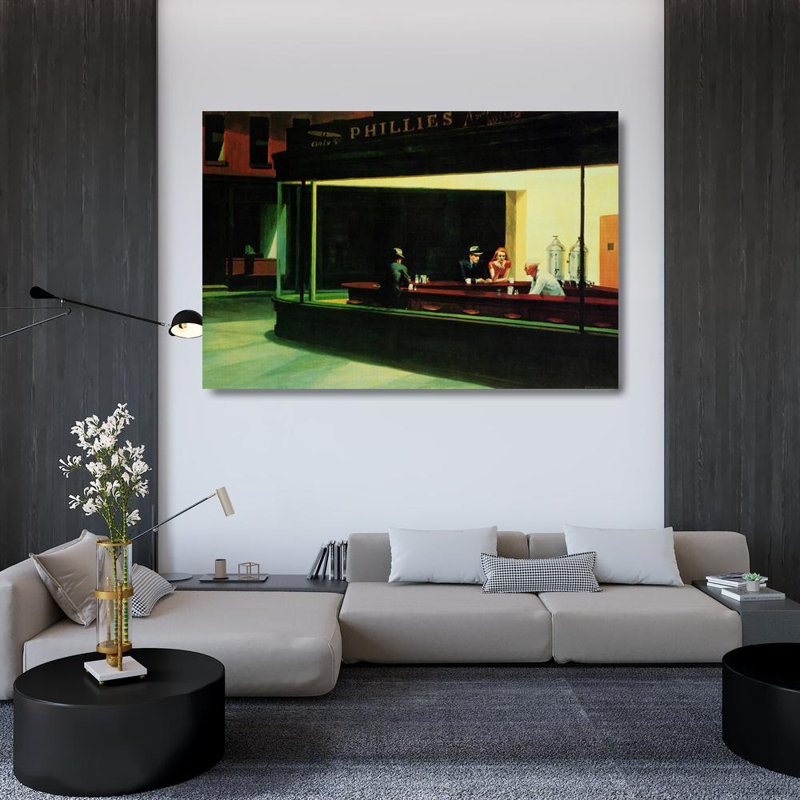 Nighthawks, 32" H x 48" W