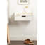 Tablette d'appoint en bois massif avec tiroir Casiano-1271311144