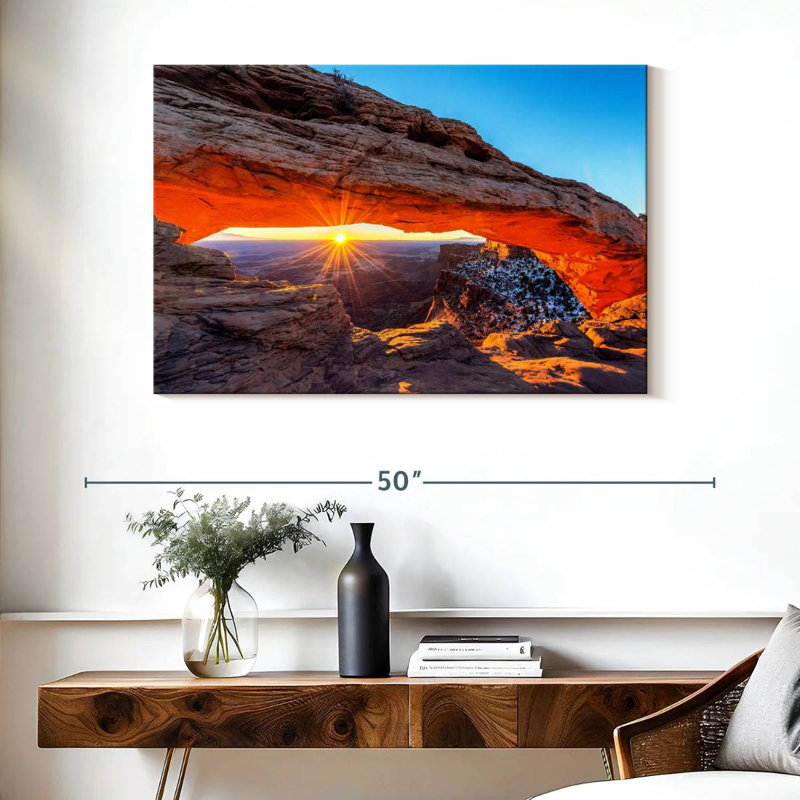 Alvord Mesa Arch Sunlight