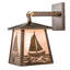 Sailboat 1 - Light Outdoor Wall Lantern