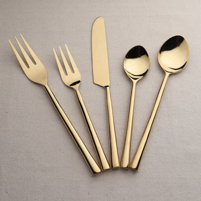Bloomsbury Market Meade Stainless Steel Flatware Set - Service for 4
