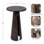 Picard Sculptural Metal Round Side Table