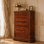Cortina Traditional 6-Drawer Wood Chest - Honey Walnut