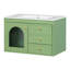 Ensemble de meuble-lavabo et d'armoire flottant 30 po x 18 po x 19,6 po Cantline - 1 porte et 2 tiroirs Cantline