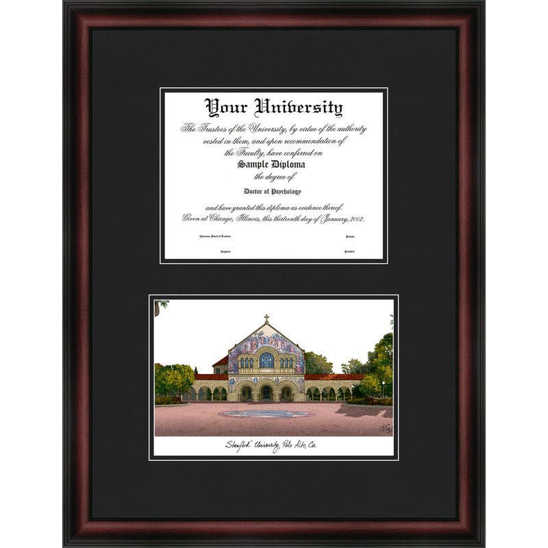 Cadre de diplôme diplomate cardinals NCAA