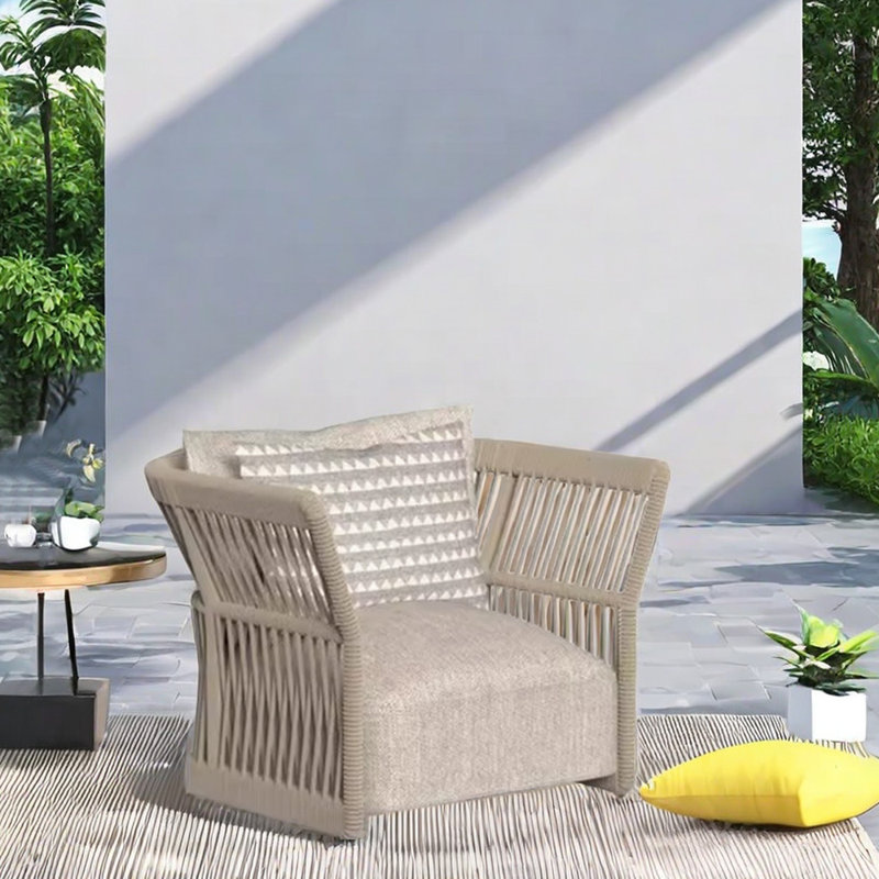 Chaise de loisirs d'extérieur imperméable Brasby