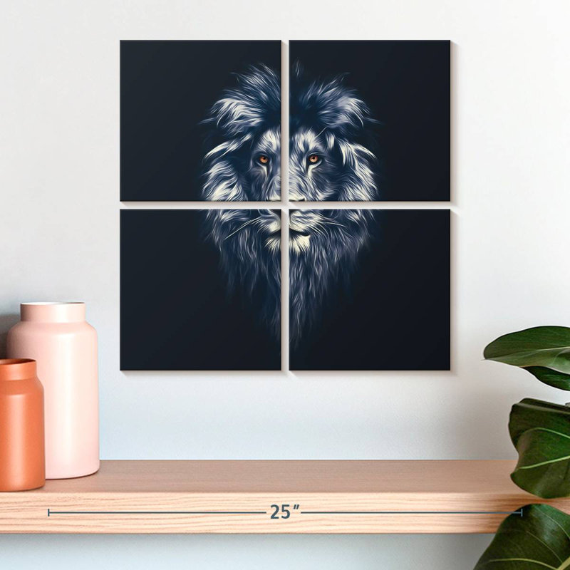 Brampt Bewitching Lion Head, 18" H x 18" W