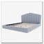 Structure de lit en velours-654387821
