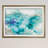 'Teal Marble' Framed Acrylic Painting Print-31992648-33961343