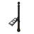 Hummingbird Aluminum Post Mounted Post box