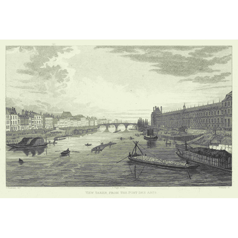 Pont des Arts, H 8 po x l 12 po
