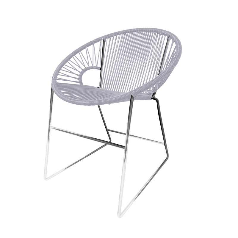 Chaise de patio Puerto, Clair / Chrome