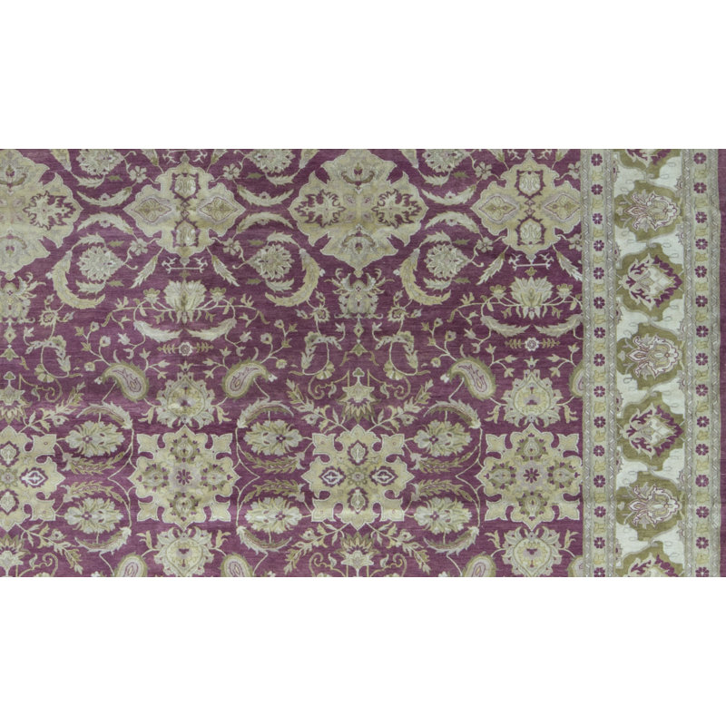 Hand-Knotted High-Quality Rose Area Rug