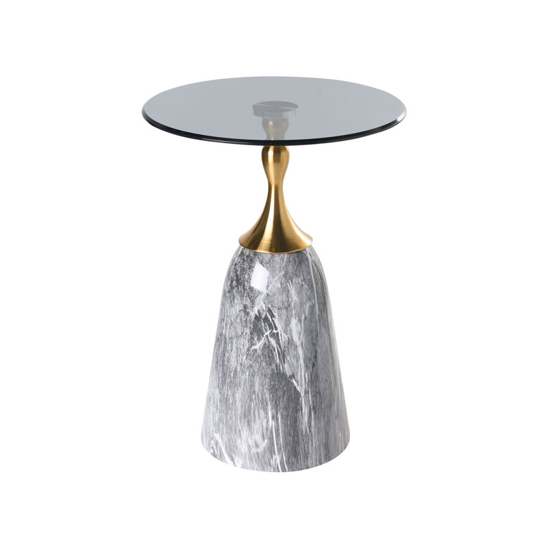 Pedestal End Table