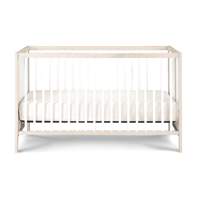 Lit de bébé 3 en 1, Brun clair / jaune