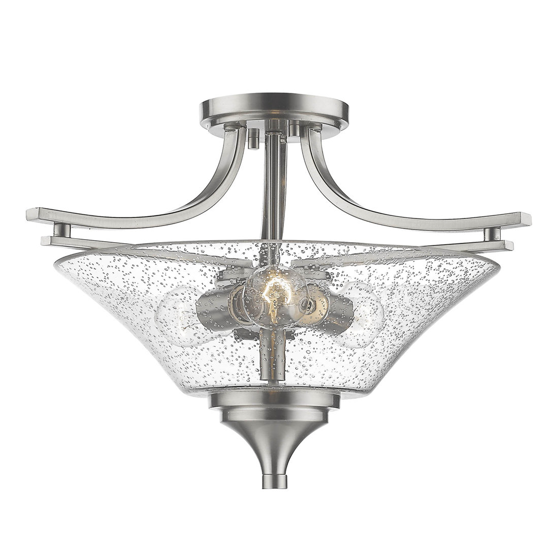 Wilma Glass Semi Flush Mount Lark Manor™ Fixture 