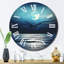 Horloge murale Super Moon Over The Sea III-93382467