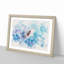 Swimming Dolphin - Picture Frame Graphic Art Print-56877339-56877343
