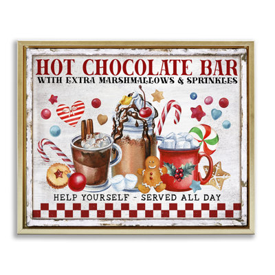 Art mural sur toile "Hot chocolat" par Creatif Belle