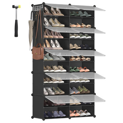 40 Pair Stackable Shoe Storage Box