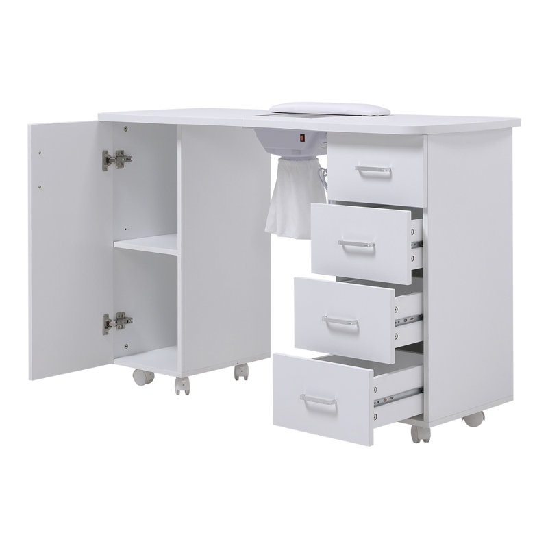 Wood Makeup Organizer