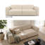Milky 3 Seater Sofa Bed-1157451401