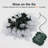 2 Pack 25ft BIG Bulb C9 Christmas String Lights, 50 Bulbs, Warm White, Battery Powered-1085223728